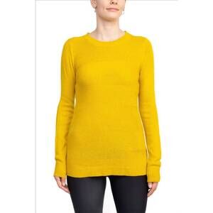 NEW LISSY crew neck long sleeve knit top in topaz